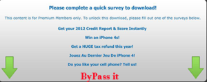 How to Bypass Website Survey