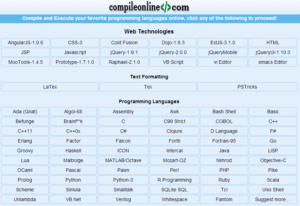 How to Compile and run Programs Online1