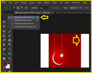 How to Fill a Part of an Image in Photoshop3