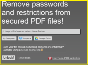 How to Remove PDF Passwords and other Restrictions1