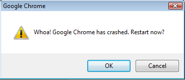 chrome browser crashes when downloading