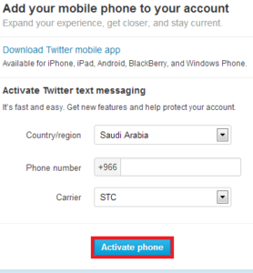 How to enable Two Step authentication in Twitter Account